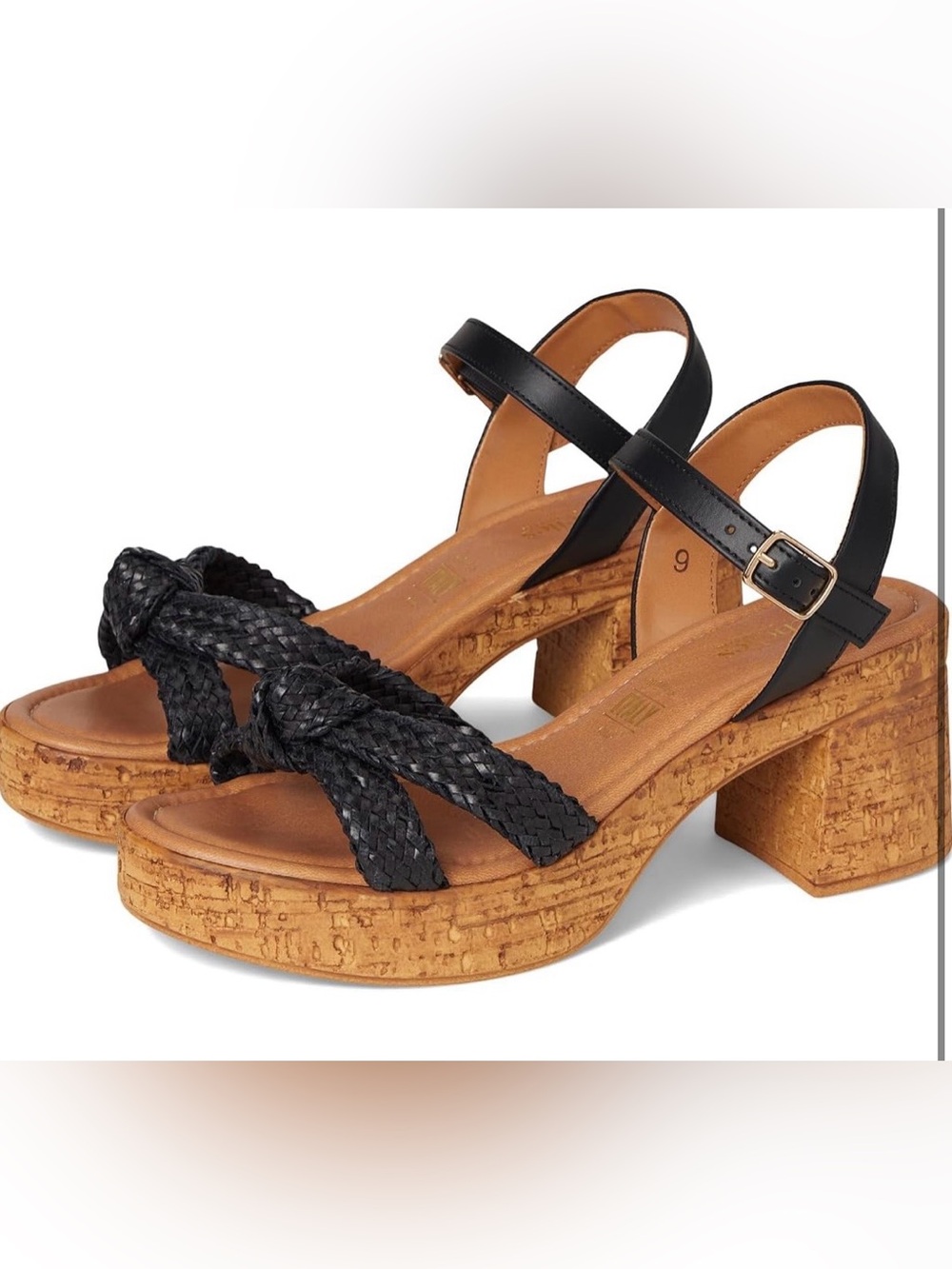 Seychelles Musical sandal in black size 8.5 RUNS LARGE fits 9-9.5 new